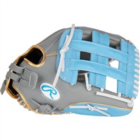 Rawlings Liberty Advanced Colorsync 4.0 12.75in Fastpitch Glove, Grey/Blue