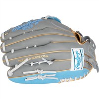 Rawlings Liberty Advanced Colorsync 4.0 12.75in Fastpitch Glove, Grey/Blue