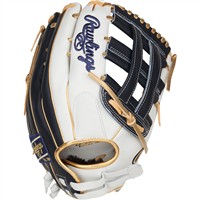 Rawlings Liberty Advanced Colorsync 4.0 12.75in Fastpitch Glove, White/Navy