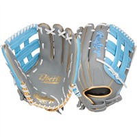 Rawlings Liberty Advanced Colorsync 4.0 12.75in Fastpitch Glove, Grey/Blue