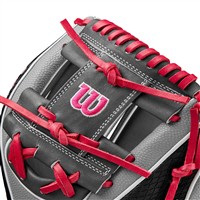 Wilson A2K 1786SS Superskin 11.5in Baseball Glove, Grey/Black