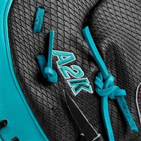 Wilson A2K 1679SS Superskin 12.5in 1st Base Baseball Glove, Teal/Black
