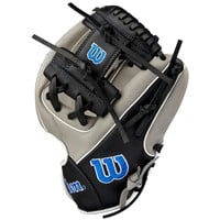 Wilson A900 PF1125 Pedroia Fit 11.25in Baseball Glove, Black/Silver