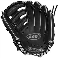 Wilson A900 PF1892 Pedroia Fit 12.25in Baseball Glove, Black/White