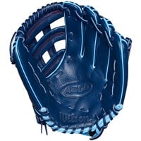 Wilson Youth A500 12in Baseball Glove, Navy/Blue