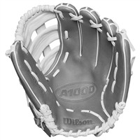Wilson A1000 IF12 12in Fastpitch Glove, Grey/White