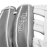 Wilson A1000 IF12 12in Fastpitch Glove, Grey/White
