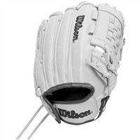 Wilson A1000 P12 12in Fastpitch Glove, Grey/White