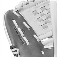 Wilson A1000 P12 12in Fastpitch Glove, Grey/White