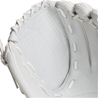 Wilson A1000 V125 12.5in Fastpitch Glove, White/Silver