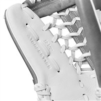 Wilson A1000 T125 12.5in Fastpitch Glove, White/Grey