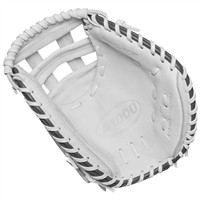 Wilson A1000 CM33 33in Fastpitch Catcher's Glove, White/Black
