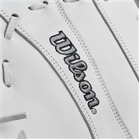 Wilson A1000 1620 12.5in 1st Base Fastpitch Glove, White/Grey
