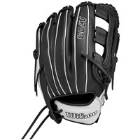Wilson A700 12in Fastpitch Glove, Black/White