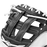 Wilson A700 33in Fastpitch Catcher's Glove, White/Black