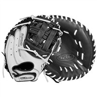 Wilson A700 33in Fastpitch Catcher's Glove, White/Black
