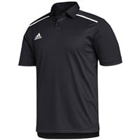 adidas Men's Team Issue Baseball Polo, Black
