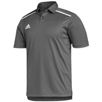 adidas Men's Team Issue Baseball Polo, Grey