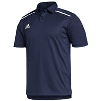 adidas Men's Team Issue Baseball Polo, White