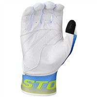 Easton Adult Walkoff Ethos Limited Edition Neptune Breeze Batting Gloves, Blue/Yellow