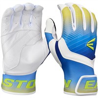 Easton Adult Walkoff Ethos Limited Edition Neptune Breeze Batting Gloves, Blue/Yellow