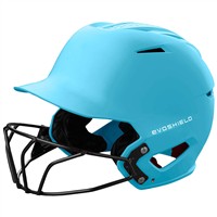 Evoshield XVT 2.0 Limited Edition Matte Batting Helmet w/facemask, Victory Blue