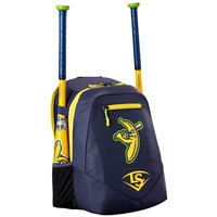 Louisville Slugger Savannah Bananas Powerized Backpack, Navy/Yellow