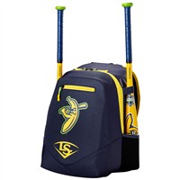 Louisville Slugger Savannah Bananas Powerized Backpack, Navy/Yellow