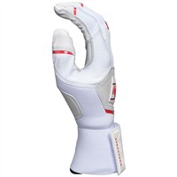 Rawlings Adult Workhorse Compression Strap Batting Gloves, Red/White/Blue