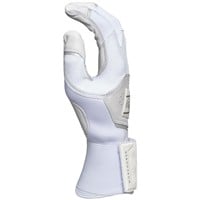Rawlings Adult Workhorse Compression Strap Batting Gloves, White