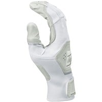 Rawlings Adult Workhorse Batting Gloves, White/White