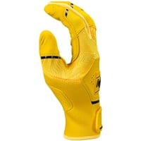 Rawlings Adult Workhorse Batting Gloves, Yellow/Black