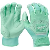 Rawlings Adult Workhorse Batting Gloves, Light Green