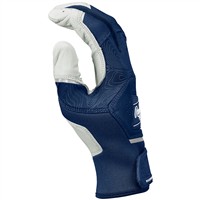 Rawlings Youth Workhorse Batting Gloves, White/Navy