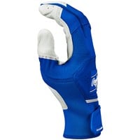 Rawlings Youth Workhorse Batting Gloves, White/Royal