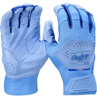 Rawlings Youth Workhorse Batting Gloves, Light Blue