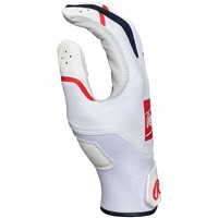 Rawlings Youth Clout Batting Gloves, Red/White/Blue