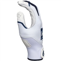 Rawlings Youth Clout Batting Gloves, White/Navy