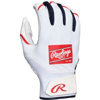 Rawlings T-Ball Clout Batting Gloves, Red/White/Blue