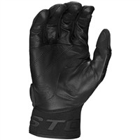 Easton Adult Walkoff Ethos Batting Gloves, Black/Black