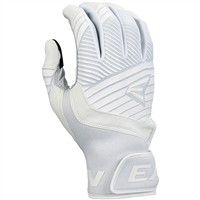 Easton Adult Walkoff Ethos Batting Gloves, White/White