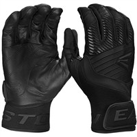 Easton Adult Walkoff Ethos Batting Gloves, Black/Black
