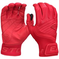 Easton Adult Walkoff Ethos Batting Gloves, Red/Red