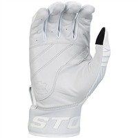 Easton Youth Walkoff Ethos Batting Gloves, White/White