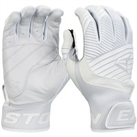 Easton Youth Walkoff Ethos Batting Gloves, White/White