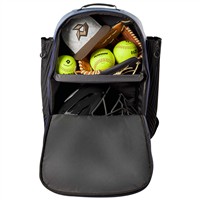 DeMarini Spectre V2 Backpack, Navy/Scarlet