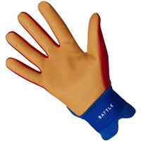 Warstic Adult IK3 Pro Long Cuff Batting Gloves, Red/White/Blue