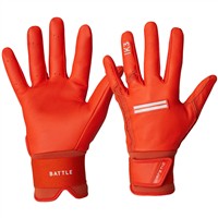 Warstic Adult IK3 Pro Long Cuff Batting Gloves, Orange