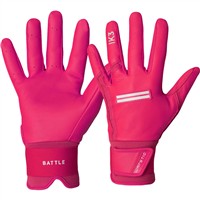 Warstic Adult IK3 Pro Long Cuff Batting Gloves, Pink