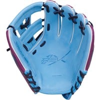 Rawlings REV1X FL12 Collection 11.75in Baseball Glove, Light Blue/Navy